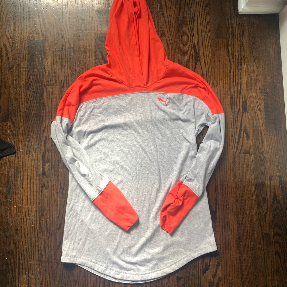 Puma Color Block Pull Over Hoodie